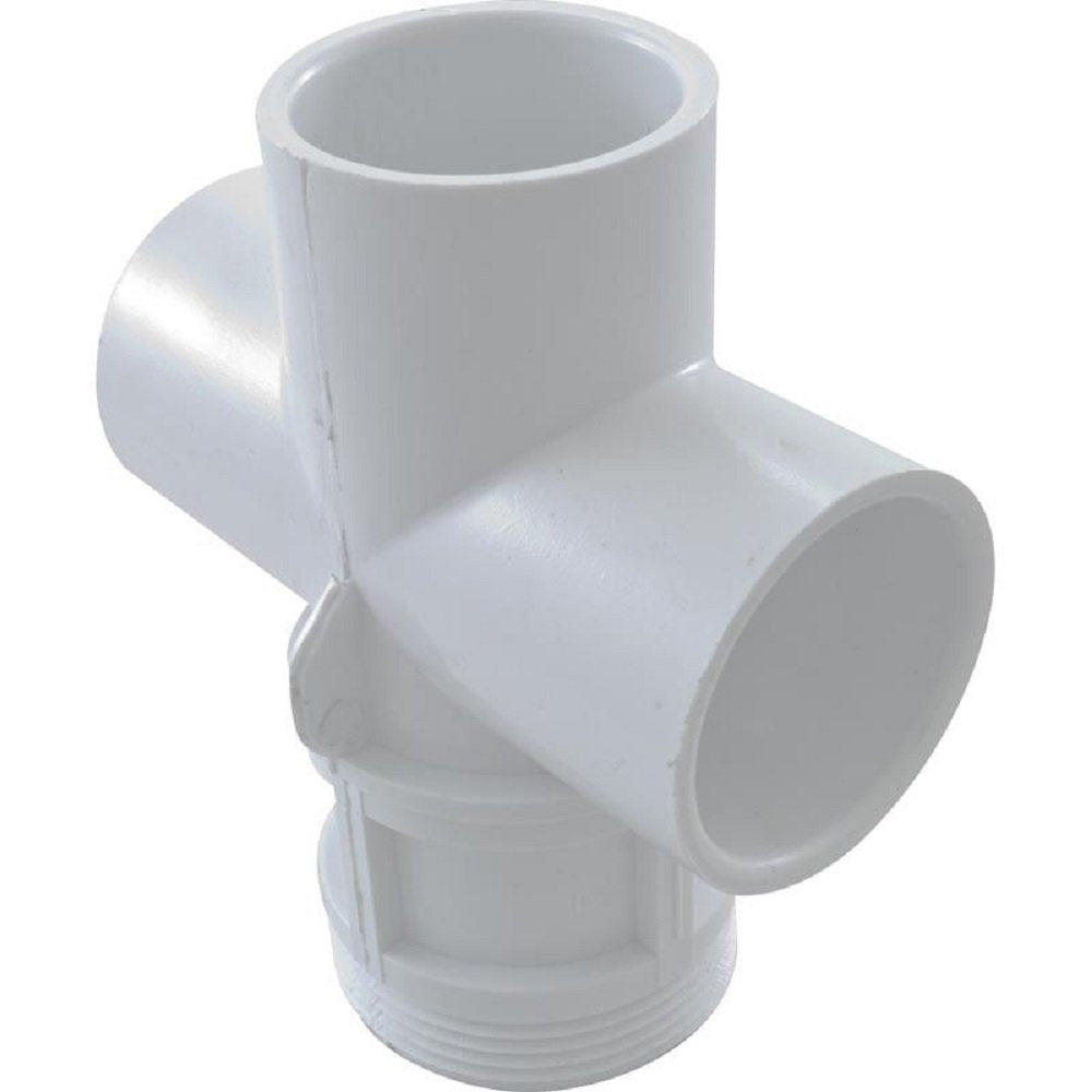 Waterway 602-4300 1" Top Access Pool Diverter Valve Body - White