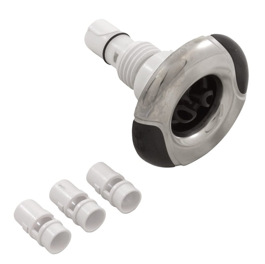 Custom 25591-134-000 Spa Master Jet Internal, 4-5/16"fd- Stainless Steel/Black