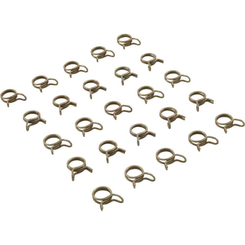 Engineered Source, Inc. Tubing Clamp, 0.500" Ideal OD, Double Wire, Quantity 25