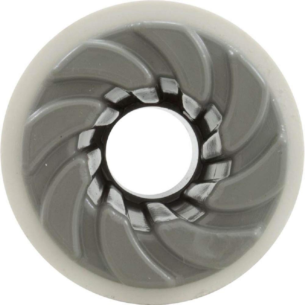 Waterway Bulkhead Fitting, 3/4" b, Swirl, Gray