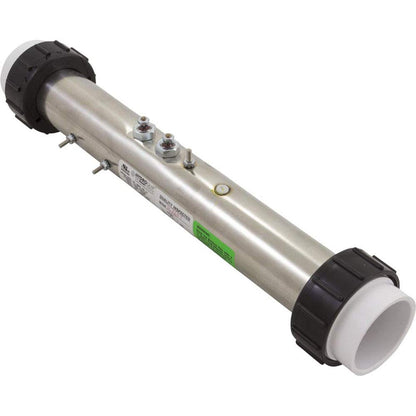 Hydro-Quip Heater, FloThru, Gecko SClass Repl, 15" x2-1/4, 230v, 4.0kW, Gen2