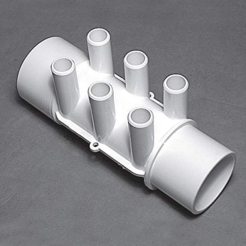 Waterway Sp Manifold, 2 Inch S X 2 Inch Spigot (6) Port 3/4" Sb #672-4940