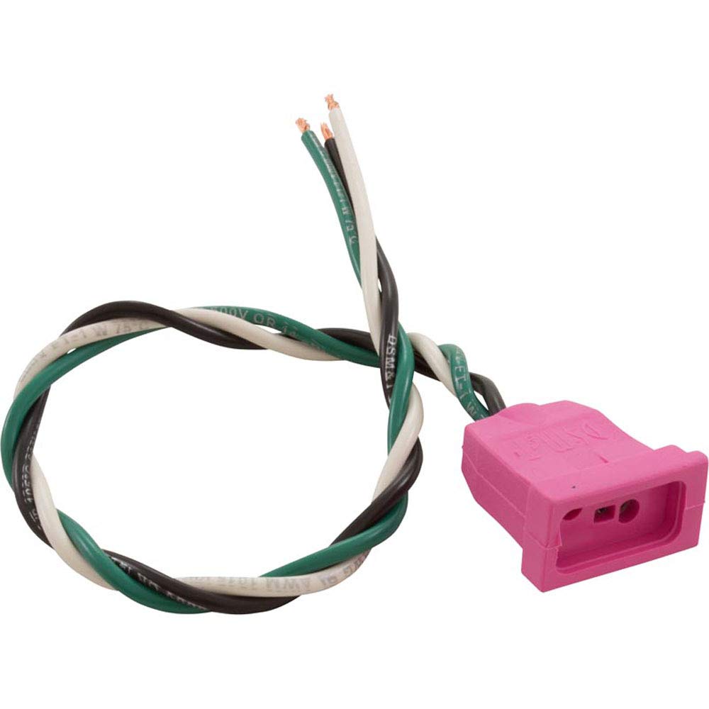Hydro-Quip Receptacle, H-Q, Pump 2, 1 Speed, Molded, Pink, 14/3 09-0024C-A
