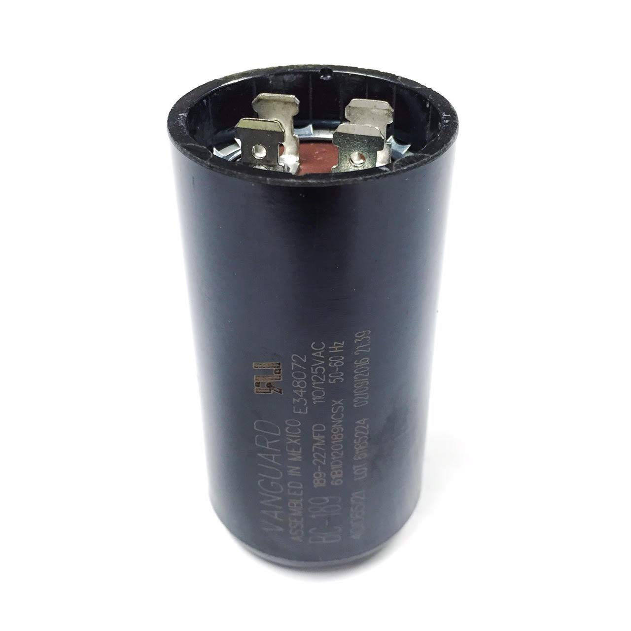 Essex Group Start Capacitor 189-227 MFD 125Vac 1-7/16"dia x 2-3/4"hgt BC-189