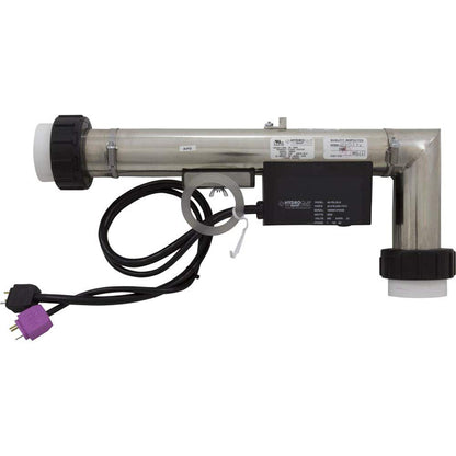 Hydro Quip Heater, L Shape, HQ PS Elec, 230v, 5.5kW, w/Short Cord, Slide