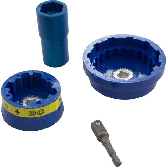 Tool, Socket Set, Multi-Tork, 3 Items, Polycarbonate