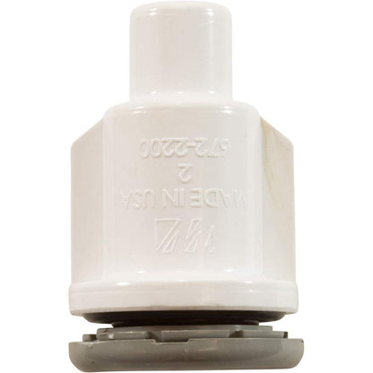 Waterway Lo-Pro Air Injector 90 Ell, 3/8in Air, 3/4in Hole, Grey 670-2207