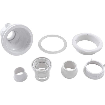 Waterway Plastics Jet Cmplt, WW Old Faithful, 4-3/4"hs, 175gpm, Scal, Wht, Str Body