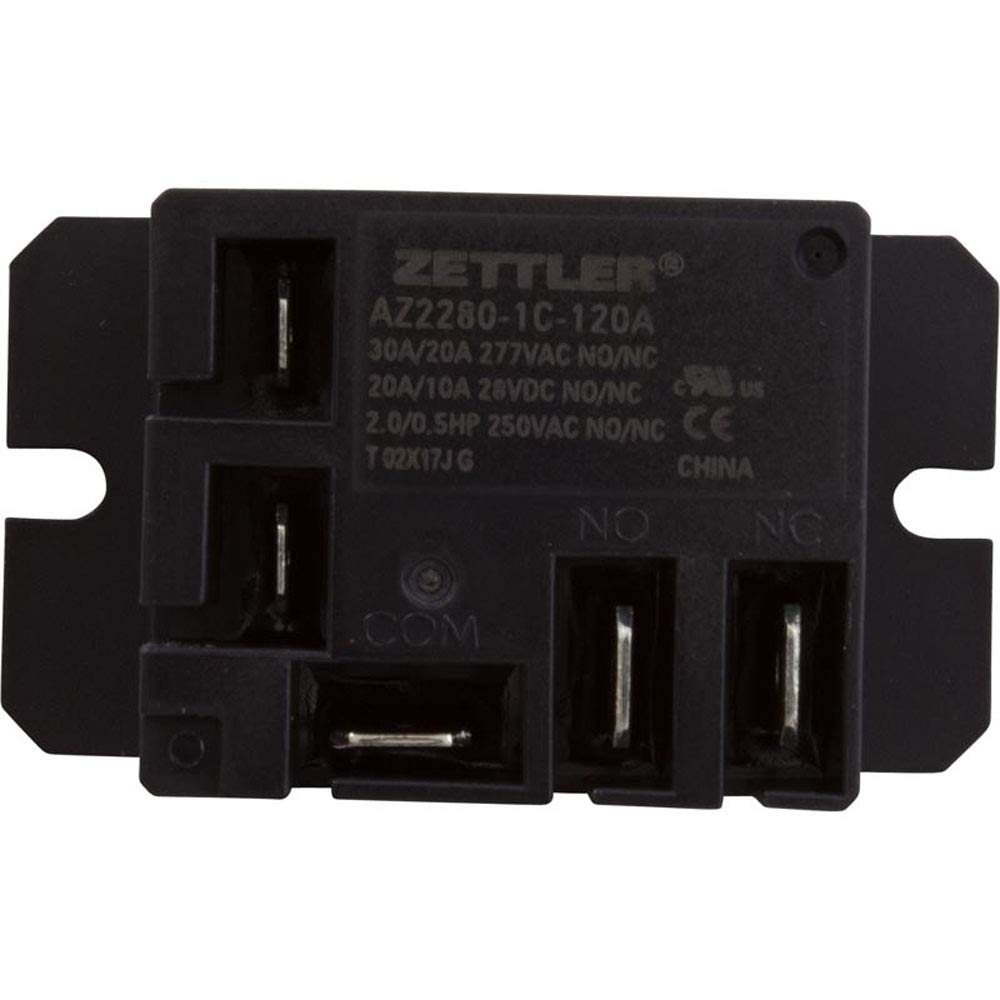 Zettler Miniature Power Relay 30A SPDT 120VAC AZ2280-1C-120A