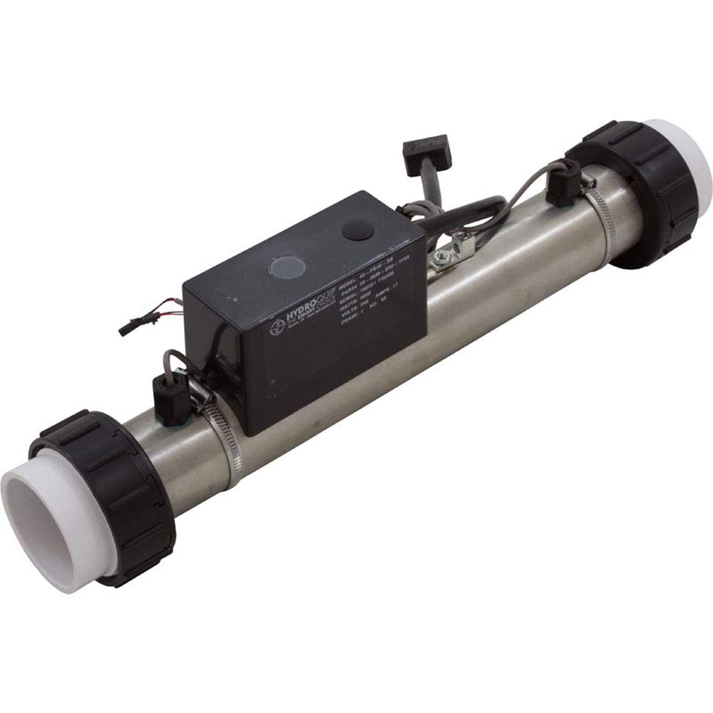 Hydro-Quip Heater, FloThru,PS-B Series M7TM,15"x 2", 230v,4kW, 30" Cord 48-PS40-SB
