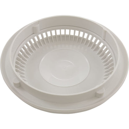 Afras Anti-Vortex Drain Cover and Ring 7.75 inch with 2 Screws - White Pool Main Grate Replacement 10064W ABF64