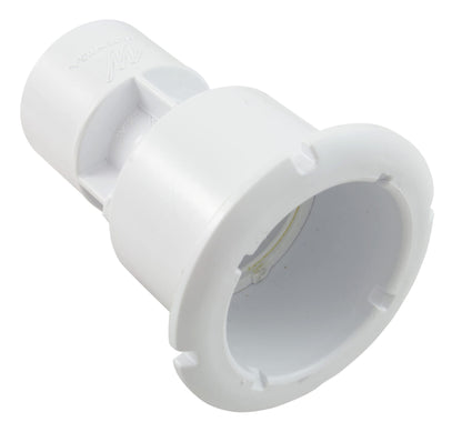 Wall Fitting, Waterway Mini Storm Gunite, Thread-In, White