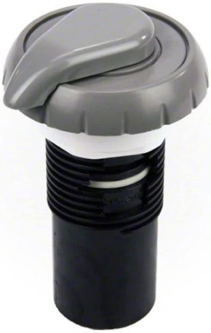 Waterway Spa Air Control 1in. Top Access A/C Notched Style Assembly, Gray 660-3577