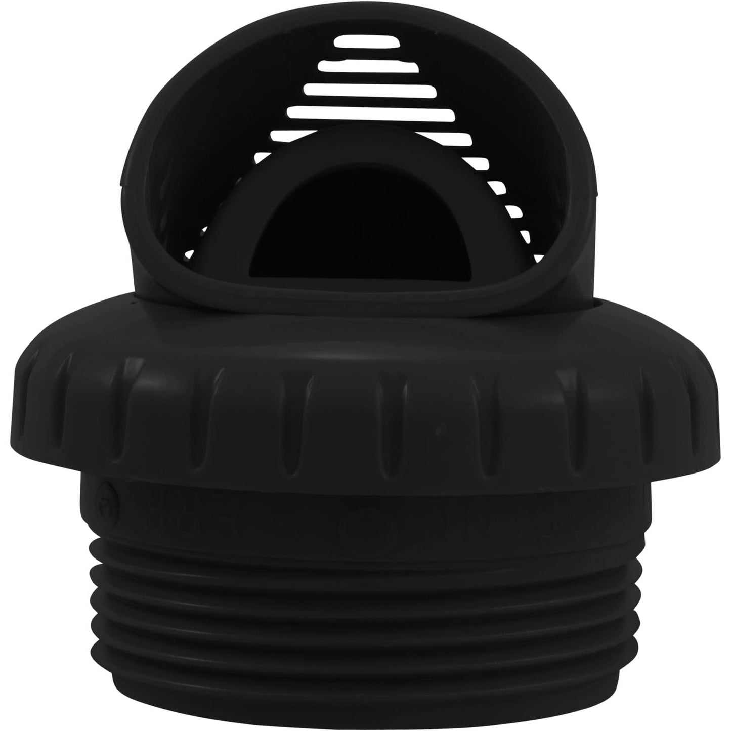 Inlet Fitting, Infusion Venturi, 1-1/2"mpt, Black