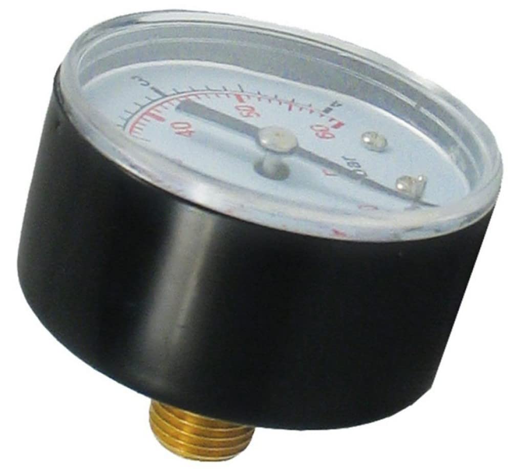 Custom Molded 25501-020-900 0-60 Pressure Gauge w/Bezel Back Mount Clam Shell