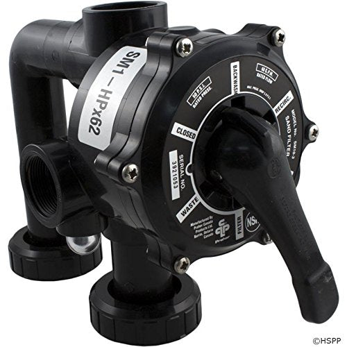 MPV, Praher SM1-HPX62, 1-1/2", w/Hayward Plumbing, 6 Position