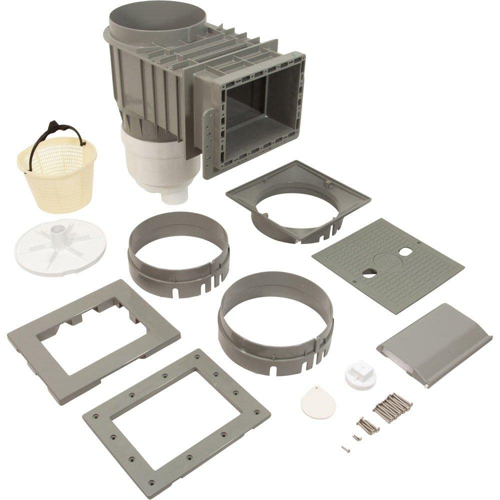 Waterway Skimmer Fiberglass Square Gray 540-8617