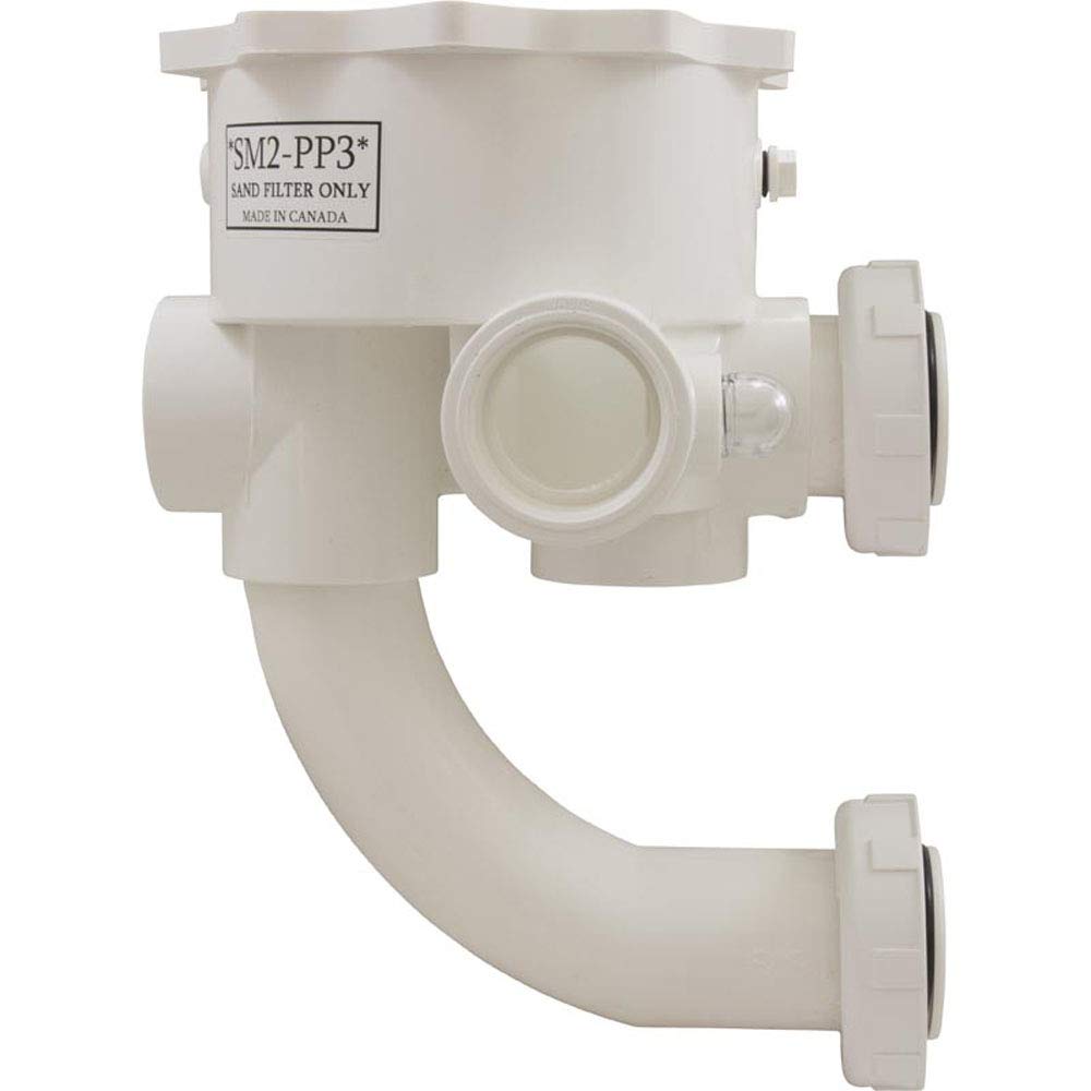 Body Assembly, Praher SM2-PP3 Valve, 2", White