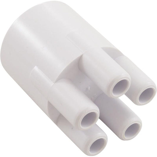 Custom Molded 21080-000-000 1" Spigot x 3/8" Smooth Barb 5 Port Barb Manifold