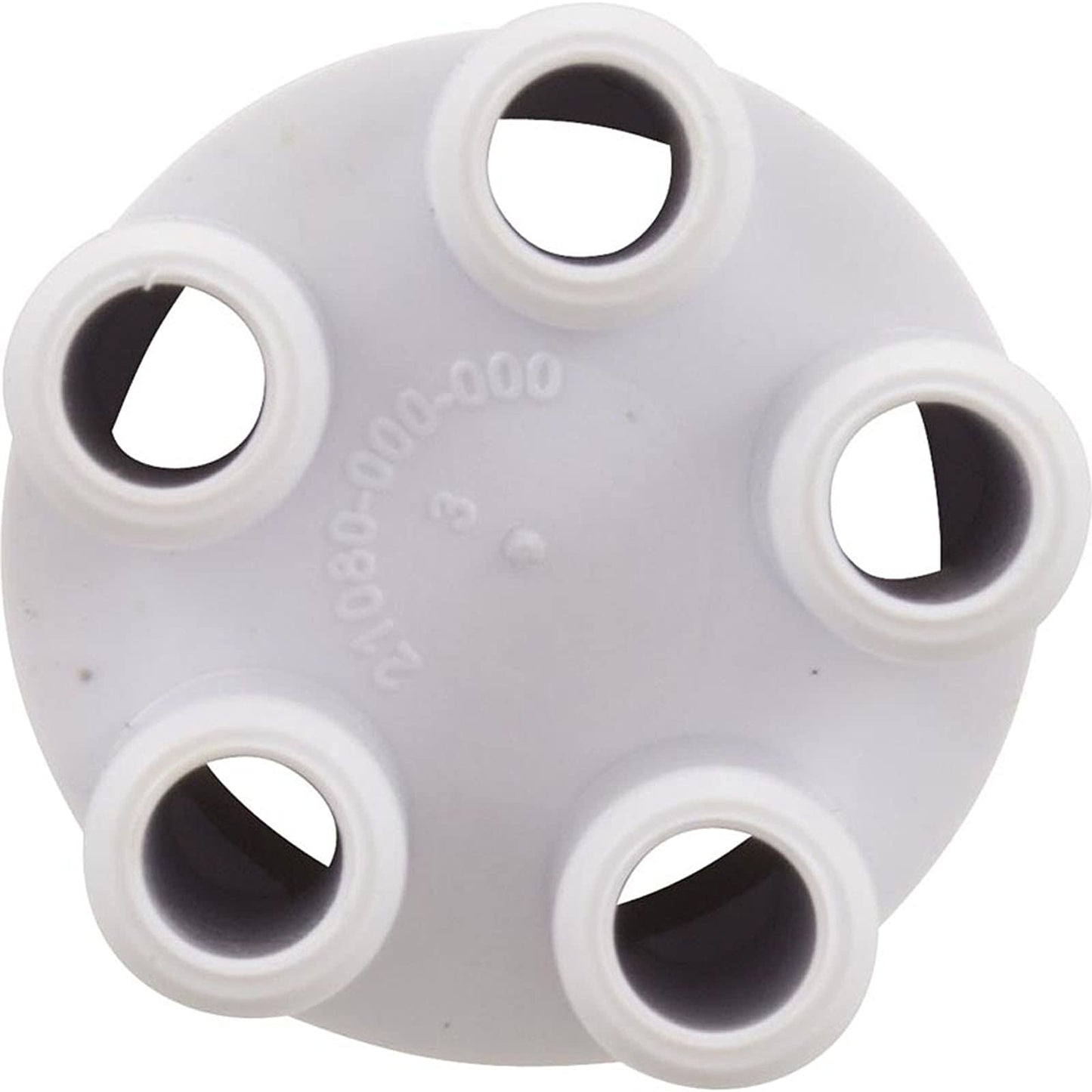 Custom Molded 21080-000-000 1" Spigot x 3/8" Smooth Barb 5 Port Barb Manifold