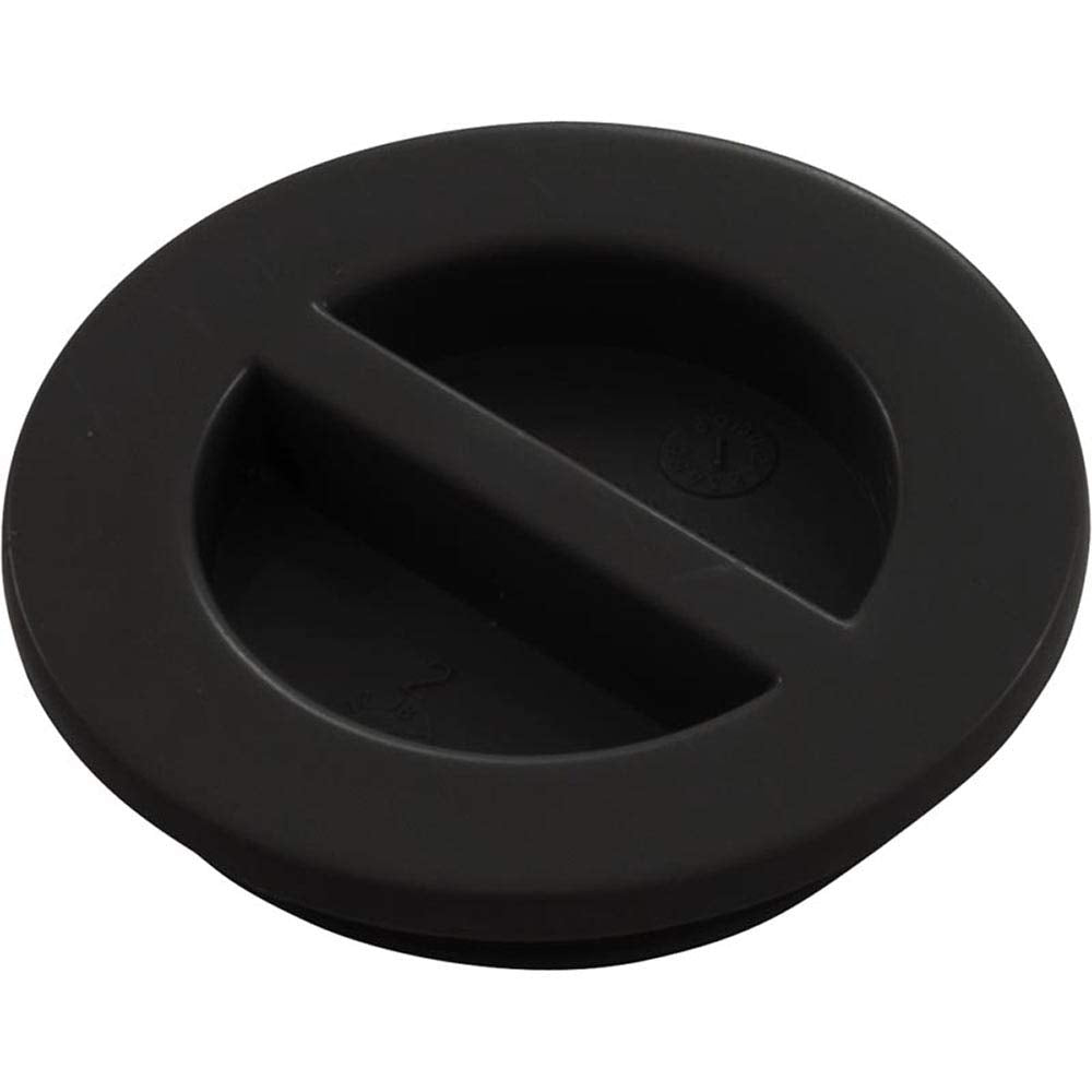 Custom Molded Products 1.5In Npt Flat Plug, Black
