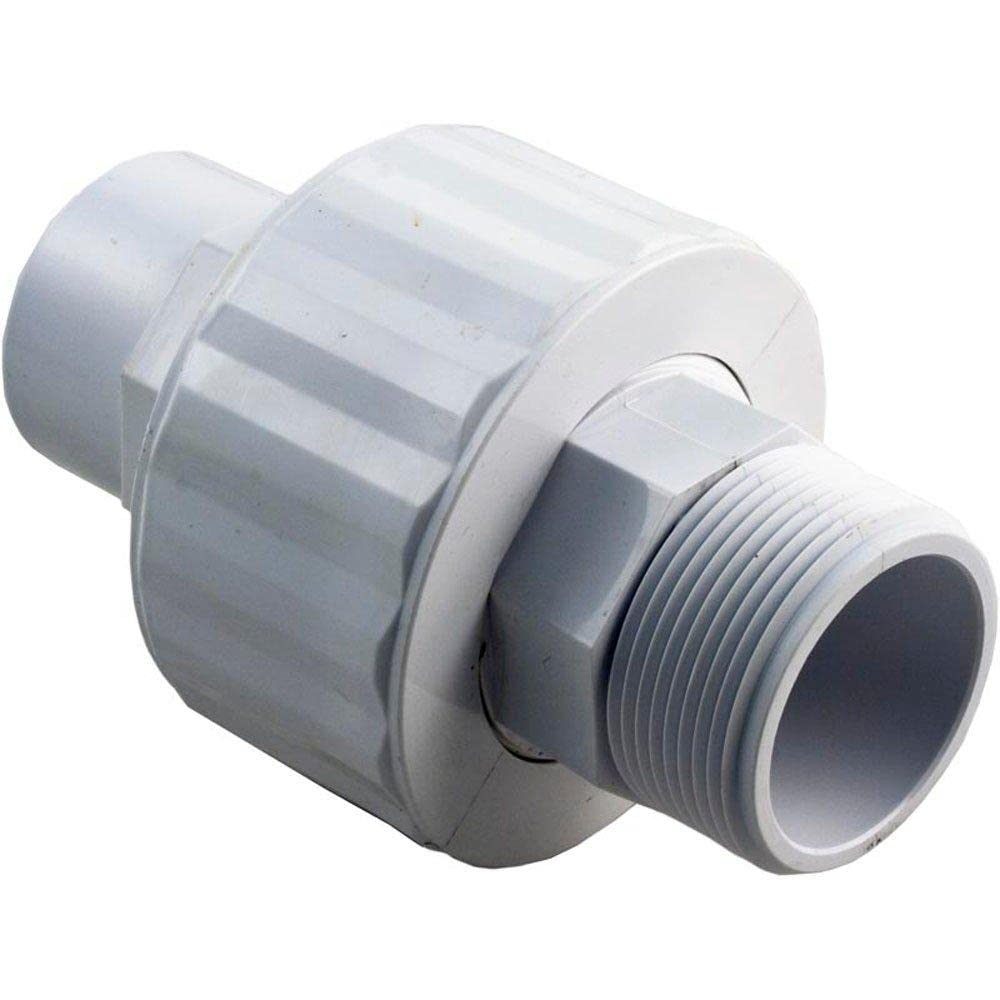 Custom Molded Products CMP Union, 1-1/2" Male Pipe Thread x 1-1/2" Spigot,Self-Aligning 21059-150-000
