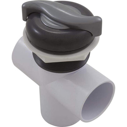 CMP Custom Molded Diverter Valve 3 Way 2in. Slip S Handle Graphite Gray-Silver 25043-107-000