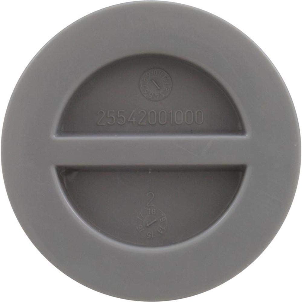 Custom Molded Products 1.5In Npt Flat Plug, Gray #25542-001-000