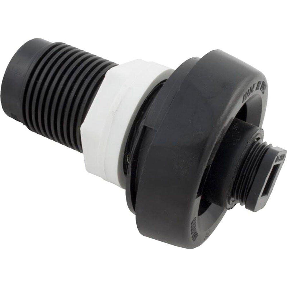 Waterway 640-2001 Spa Drain/Fill Valve, 1", Black
