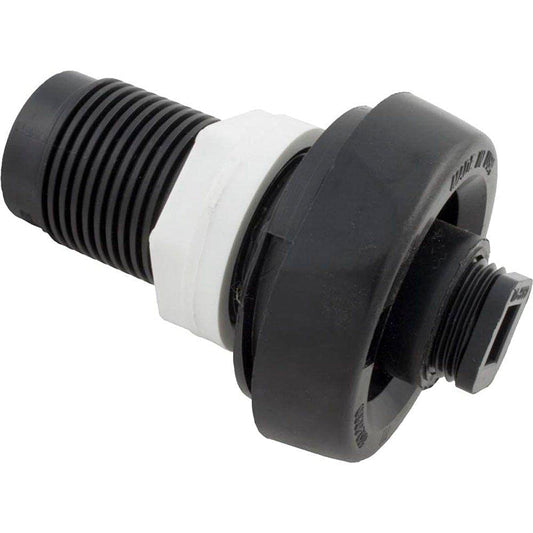 Waterway 640-2001 Spa Drain/Fill Valve, 1", Black