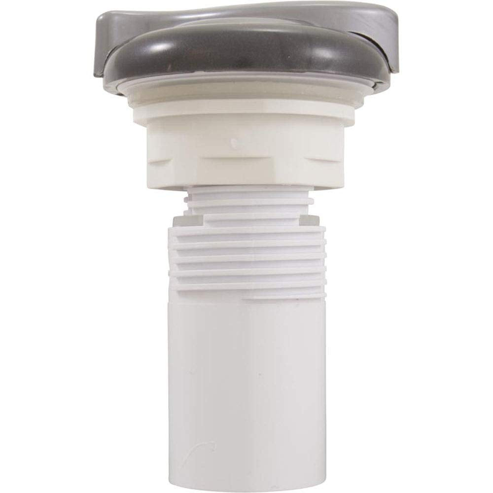 Custom Molded Products 25093-107-000 Air Control, S Handle, 1" Slip, Graphite Gray, 2-3/4" Cap