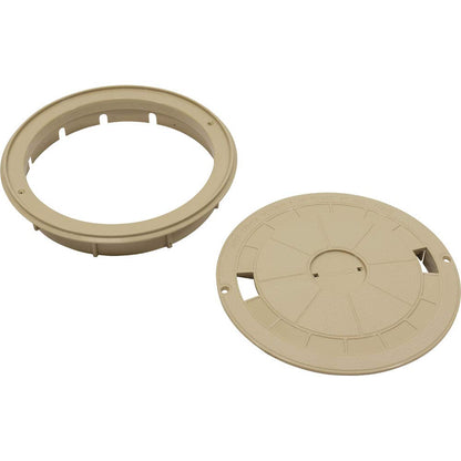 Custom Molded Products Skimmer Cover and Collar (Round) Tan