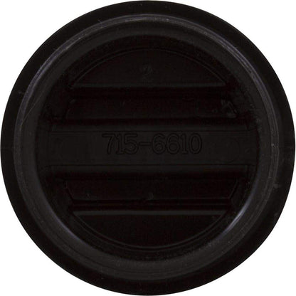 Waterway Plastics Universal Plug 1 1/2" Mpt W/O Ring Groove - Black