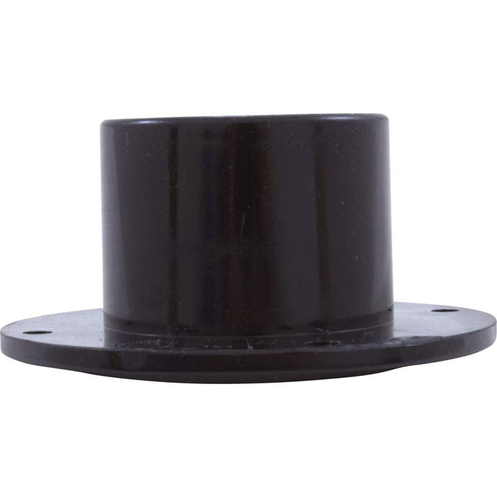 Custom Molded Products Wall Fitting, 1-1/2" fpt x 2" Insider, 3-1/2" fd, Black #25524-204-000