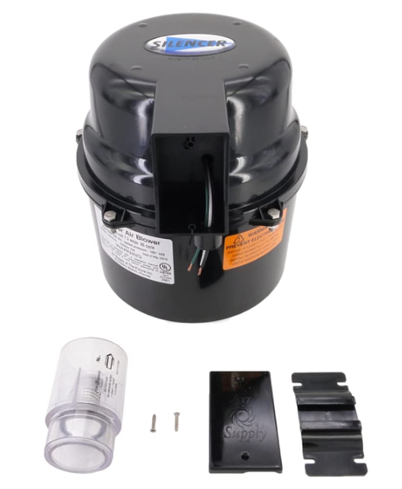 Air Supply 6315141 1.5HP 120V 7.3A Silencer Air Blower