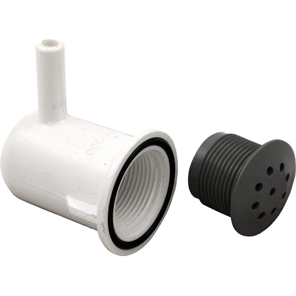 Waterway Plastics 806105118196 3/8" B Elbow Style Gray Top Flo Injector