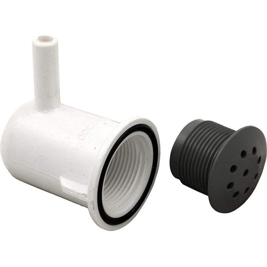 Waterway Plastics 806105118196 3/8" B Elbow Style Gray Top Flo Injector