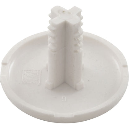 Waterway Air Injector Cap, Low Profile, 1-3/4" fd, White #672-2130