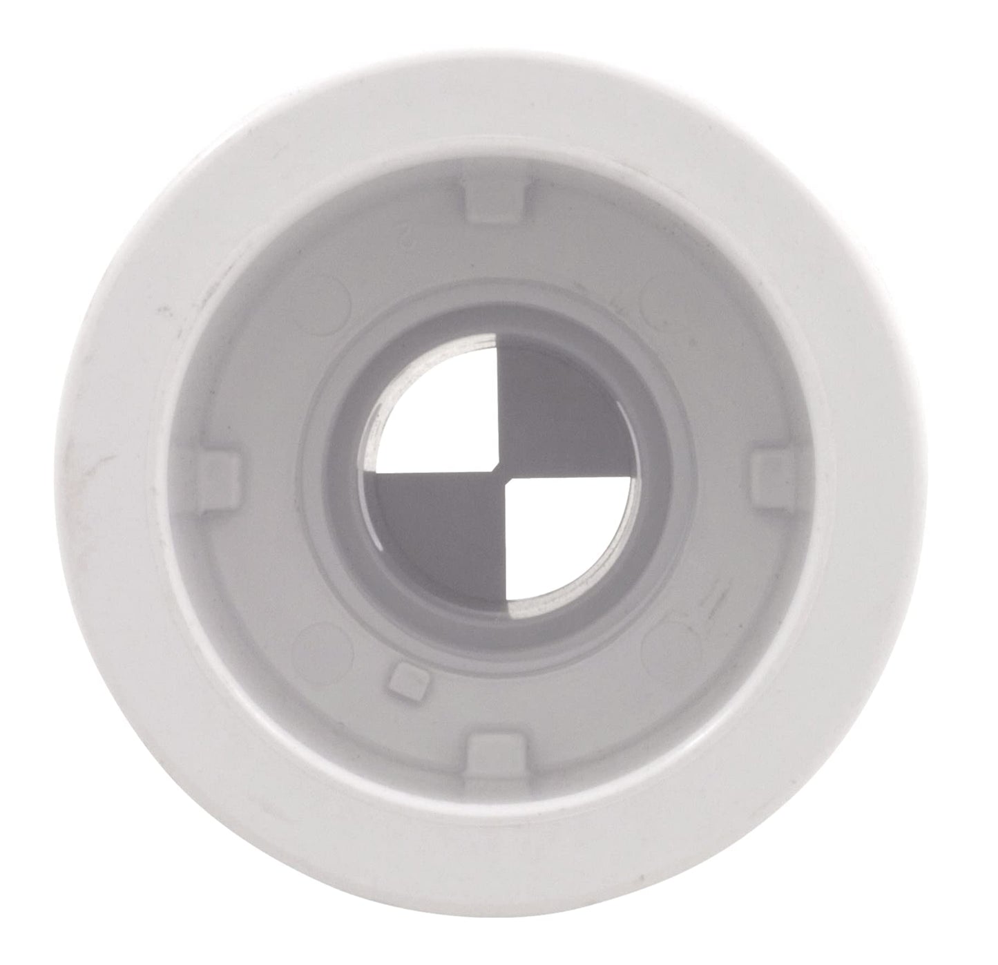 Custom 25580-200-030 2" Gunite Jet Body Wall Fitting- White