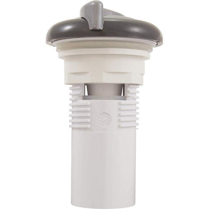 Custom Molded Products 25093-107-000 Air Control, S Handle, 1" Slip, Graphite Gray, 2-3/4" Cap