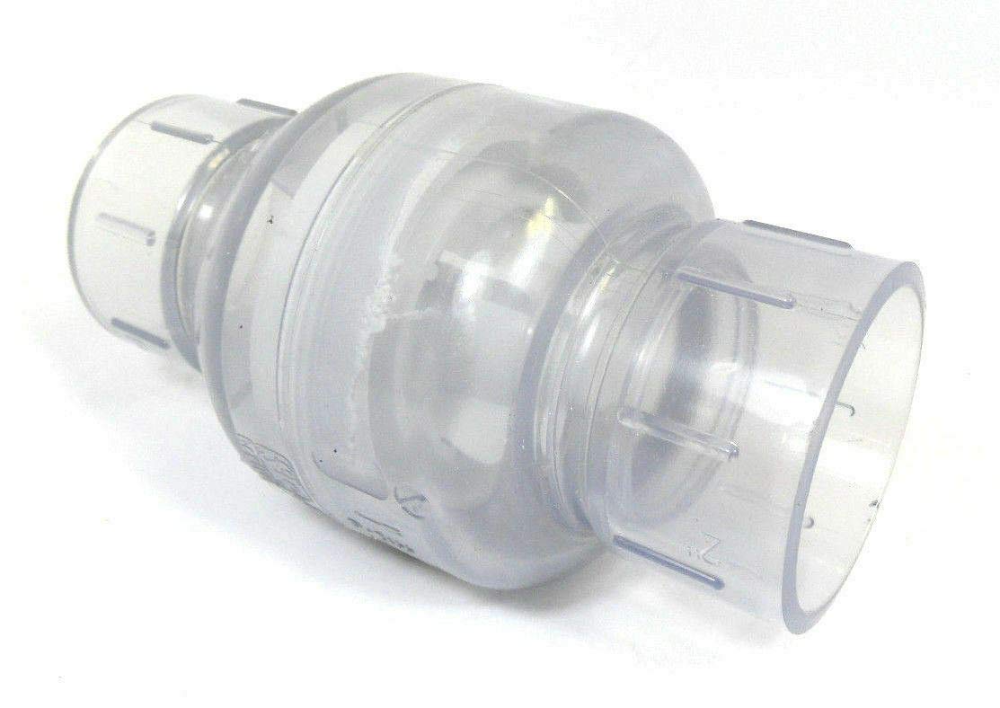 CHECK VALV CLR PVC 2"SLP