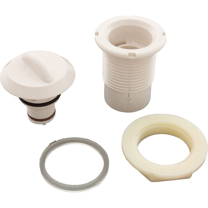 Waterway Plastics 806105115713 1/2" White Air Control Straight Nut Crescent Handle