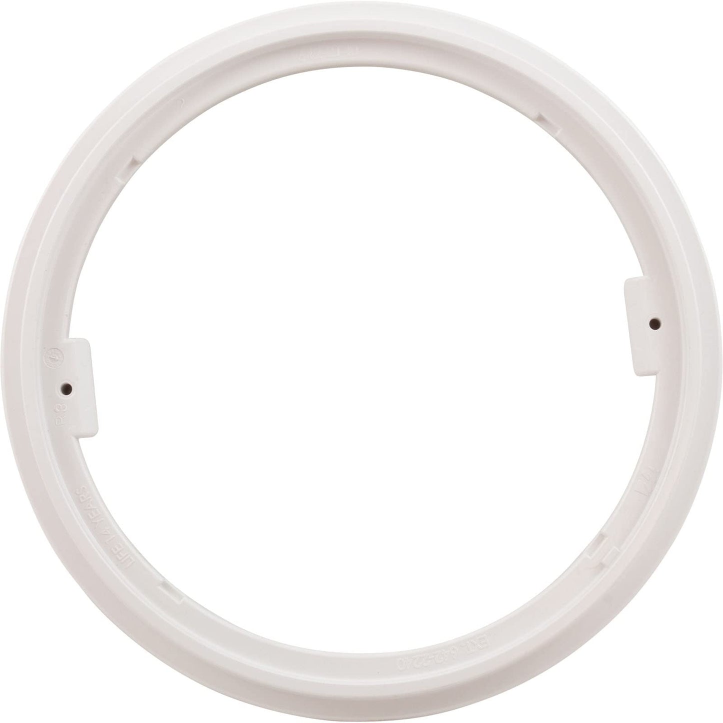 Waterway 8 inch Tru Flo Drain Frame, White 642-2140