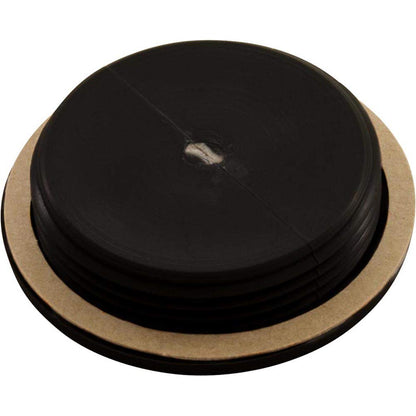 Custom Molded Products 1.5In Npt Flat Plug, Black