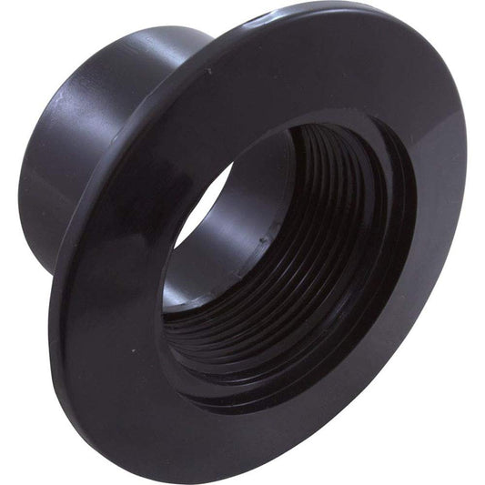 Custom Molded Products Wall Fitting, 1-1/2" fpt x 2" Insider, 3-1/2" fd, Black #25524-204-000
