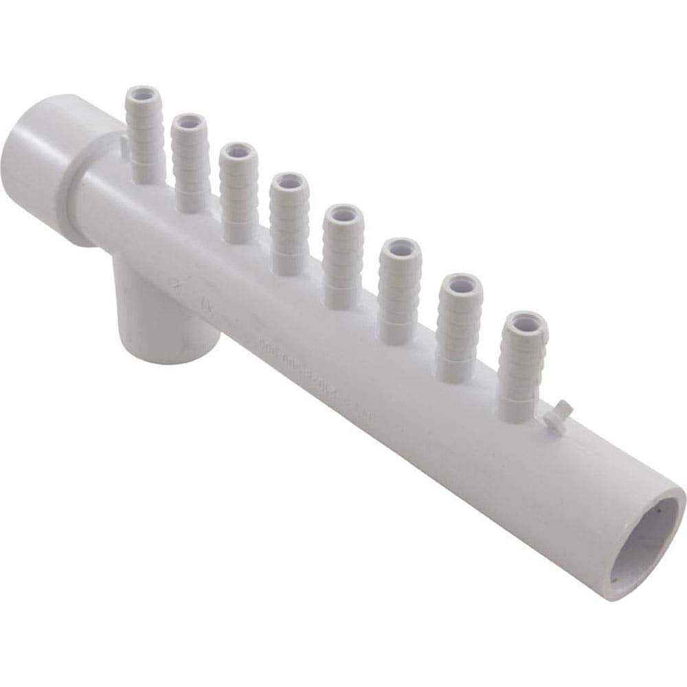 Custom Molded Products CMP Plumbing Manifold, 1in S x 1in SPG with 8 3/8in Barbs 21028-000-000