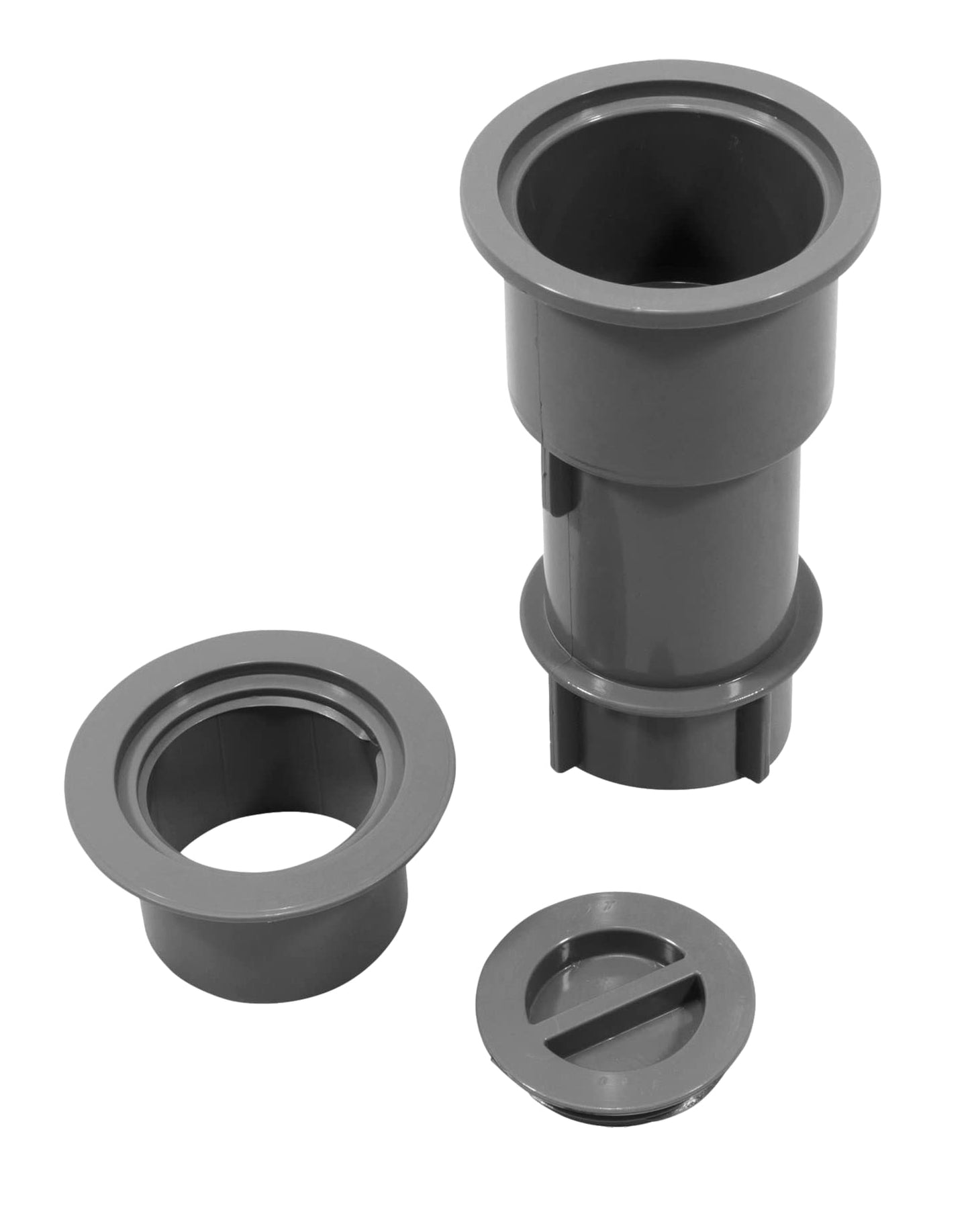 AquaStar SMUS105 5" Umbrella Stand w/Sleeve and Center Cap- Dark Gray