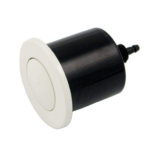 Herga Air Button, Microbore, White 6434-AAAO