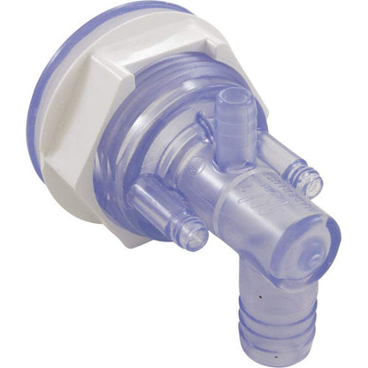 Waterway 228-0308 Jet Body, Mini Storm, a3/8" b, w3/4" b, THD, Clear