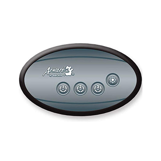 Gecko 30-720-5019 Topside Panel, 4- Button, 20' Cord, 0607-005019